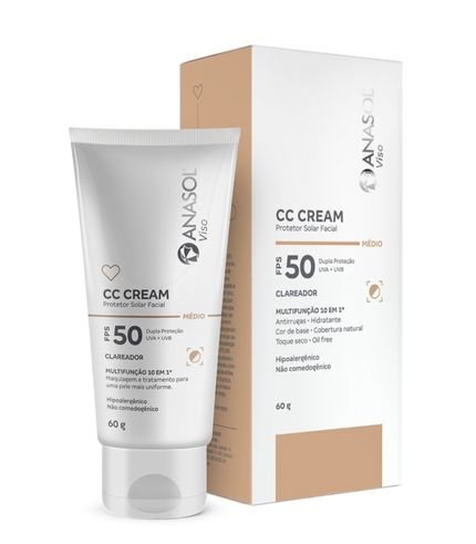 Anasol CC Cream FPS 50 Médio