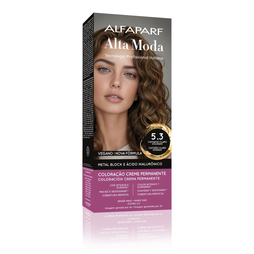 Alfaparf Alta Moda 5.3 CASTANHO CLARO DOURADO Alfaparf Alta Moda 5.3 CASTANHO CLARO DOURADO