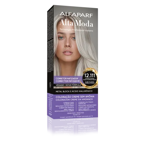 Alta Moda Alfaparf 12.111 Louro Platina Cinza Super Intenso