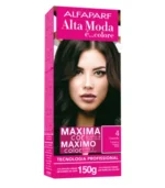 Coloração Alfaparf Alta Moda 4 Castanho
