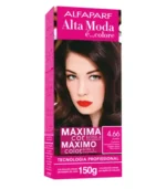 Coloração Alfaparf Alta Moda 4.66 Castanho Vermelho Intenso