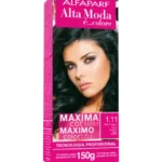 Coloração Alfaparf Alta Moda 1.11 Preto Azulado