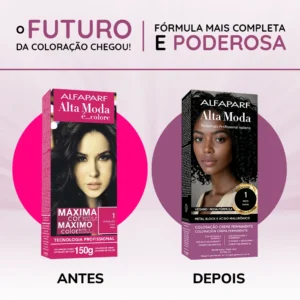 Alfaparf Alta Moda 1 Preto 1 Color Creme Permanente Alfaparf Alta Moda 1 Preto 2