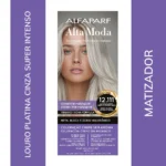 Color Creme Permanente Alta Moda 12.111 Louro Platina Cinza Super Intenso Alfaparf