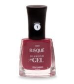 Esmalte Risqué Diamond Gel Rosa Flambado