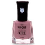 Esmalte Risqué Diamond Gel Sal Rosa