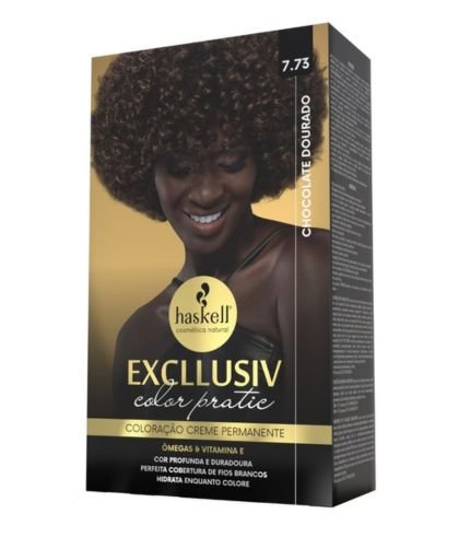 Kit Coloração 7.73 Chocolate Dourado