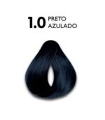 KIT COLORAÇÃO EXCLLUSIV COLOR PRATIC 1.0 PRETO AZULADO - HASKELL
