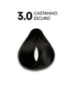 KIT COLORAÇÃO EXCLLUSIV COLOR PRATIC 3.0 CASTANHO ESCURO - HASKELL