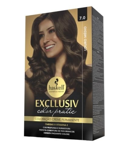 Kit Coloração 7.0 Louro Médio