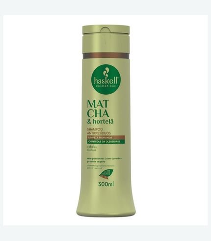 Shampoo Antirresíduos Matcha & Hortelã
