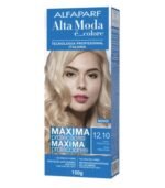 Coloração Alfaparf Alta Moda 12.10 Louro Platina Cinza