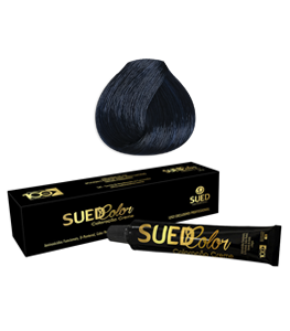 Coloração Creme Sued Color 1.1 Preto Azulado