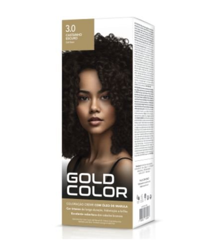 Coloração Gold Color 3.0 Castanho Escuro