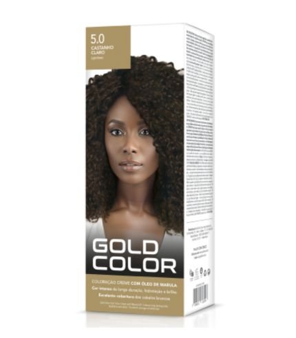 Coloração Gold Color 5.0 Castanho Claro
