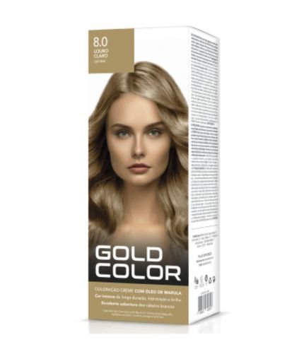 Coloração Gold Color 8.0 Loura Claro