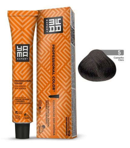 Yamá Expert Professional Color Sem Amônia 5.0 Castanho Claro