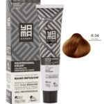 Caixa com bisnaga de Coloração Professional Color Nano Infusion 8.34 Louro Claro Dourado Acobriado