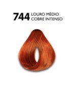 Tonalizante 744 Louro Médio Cobre Intenso