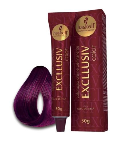 Coloração Excllusiv Color Haskell 8.26 Louro Claro Violeta