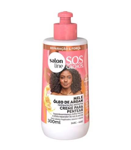 Creme para Pentear SOS Cachos Mel e Óleo de Argan