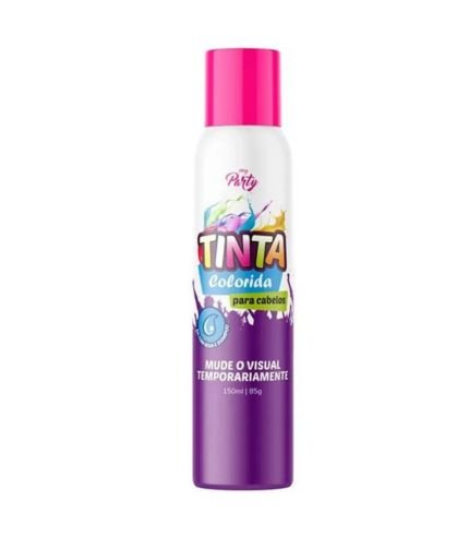 Spray Colorido My Party para Cabelos Pink Neon