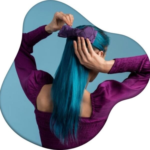 Tinta temporária para cabelo em spray 4 Tinta Azul Temporária