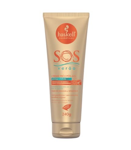 Creme Pré e Pós-Sol S.O.S Verão 240g