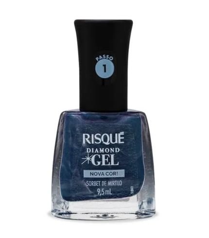 Esmalte Risqué Diamond Gel Sorbet de Mirtilo 9,5ml