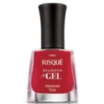 Esmalte Risqué Diamond Gel Vermelho Rubi 9,5ml