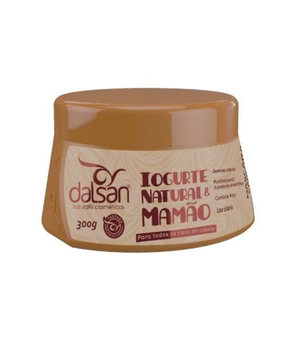 Máscara Hidratante Iogurte Natural & Mamão Dalsan 300g