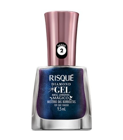 Risqué Diamond Gel Meu Jardim Mágico Mistério das Borboletas 9,5ml