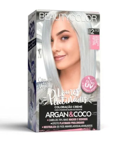 BeautyColor Kit Coloração 12.112 Louro Ultra Claríssimo Especial Extra Cinza BeautyColor Kit Coloração 12.112 Louro Ultra Claríssimo Especial Extra Cinza