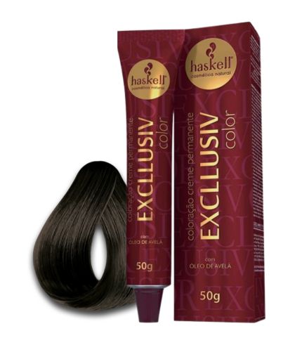 Coloração Excllusiv Color Haskell 4.0 Castanho Médio