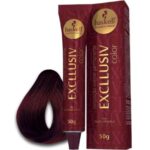 Coloração Excllusiv Color Haskell 55.62 Castanho Claro Vermelho Violeta Especial