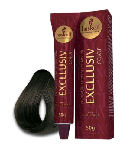 Coloração Excllusiv Color Haskell 6.1 Louro Escuro Acinzentado