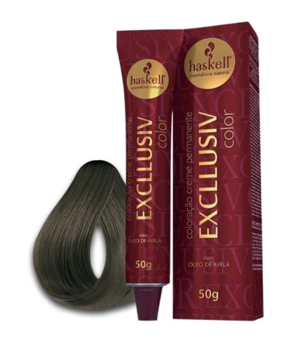 Coloração Excllusiv Color Haskell 7.1 Louro Médio Acinzentado