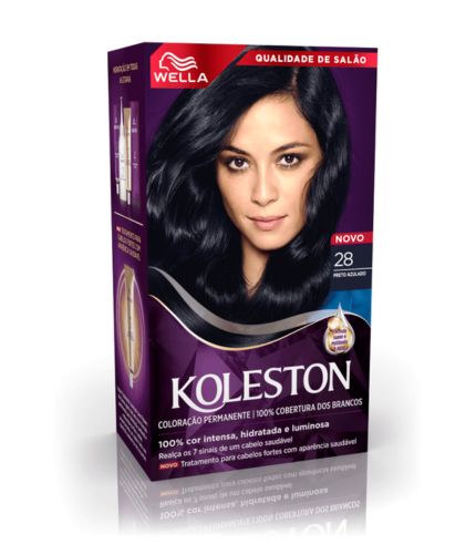 Coloração Koleston 28 Preto Azulado