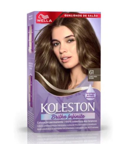 Koleston Brilho Infinito 61 Louro Cinza Escuro