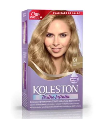 Koleston Brilho Infinito 81 Louro Cinza Claro
