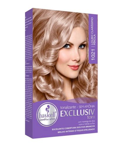 Tonalizante 1021 Louro Claríssimo Pérola Excllusiv Tom