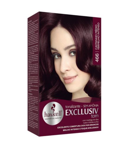 Tonalizante 466 Castanho Médio Vermelho Intenso