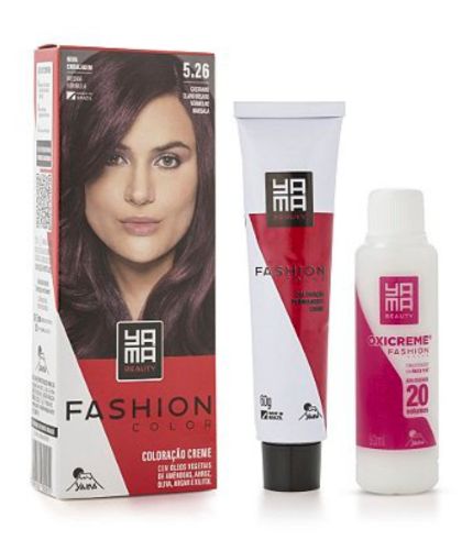 Yamá Fashion Color 5.26 CASTANHO CLARO IRISADO VERMELHO